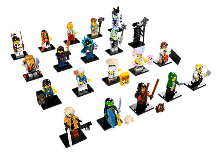 LEGO Minifigures 71019. Минифигурки ЛЕГО Фильм: Ниндзяго. 20 штук, полная коллекция.