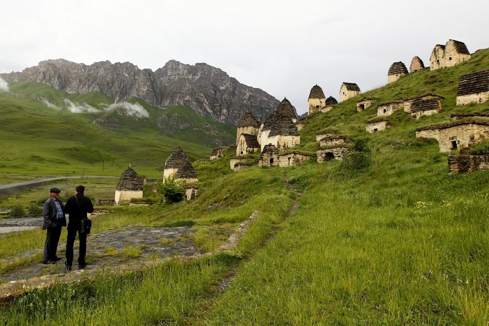 Осетия мертвый город фото