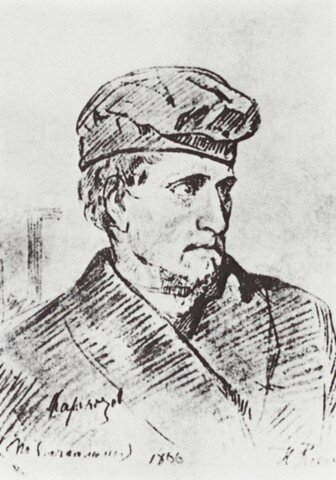 Илья Репин. Портрет Дмитрия Каракозова перед казнью. 1866 год. 
WIkimedia Commons