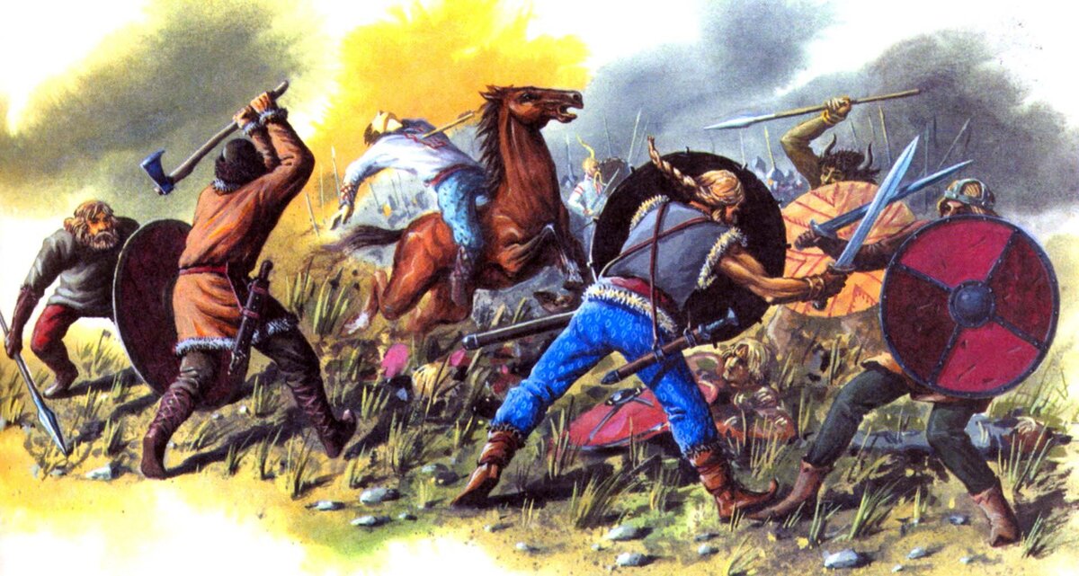 Анты бьются с готами. Фантастическая реконструкция ))