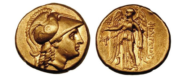 Изображение Филиппа III Арридея на монетах