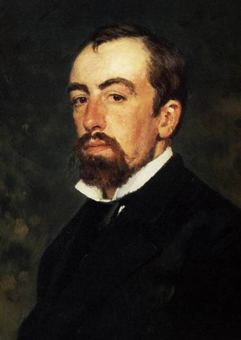 Поленов В.Д. (1844-1927 гг.) Портрет работы И.Репина. 1877 г.