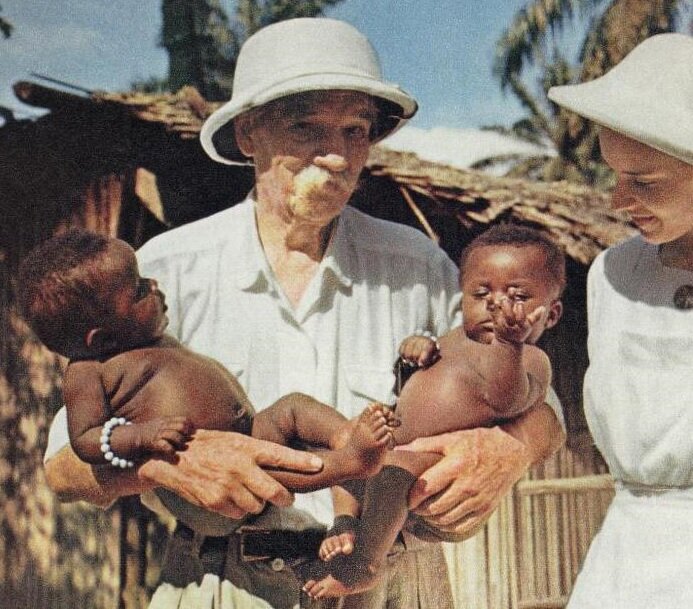 Альберт Швейцер в Африке