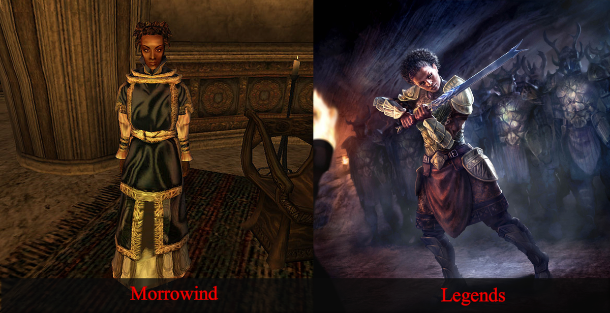 Неминда в Morrowind и Legends 