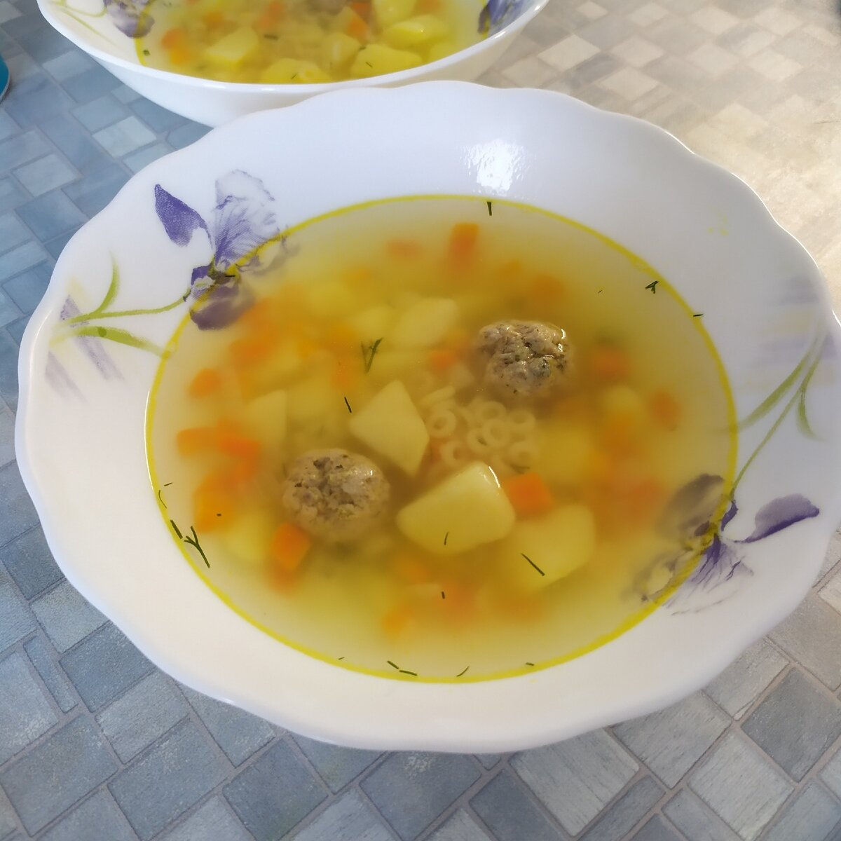 Суп с фрикадельками