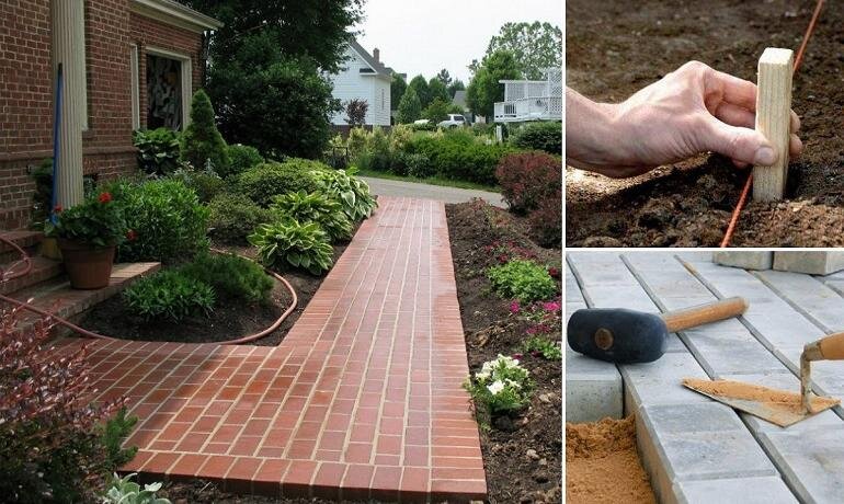 Материалы для укладки дорожки 