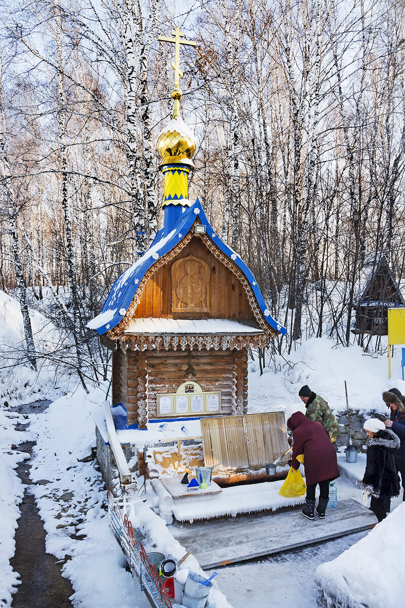 Храм и Святой источник. Город Искитим, Ложок. Достопримечательности  Новосибирской области. | Сибирь в объективе. Евгений Мухортов | Дзен