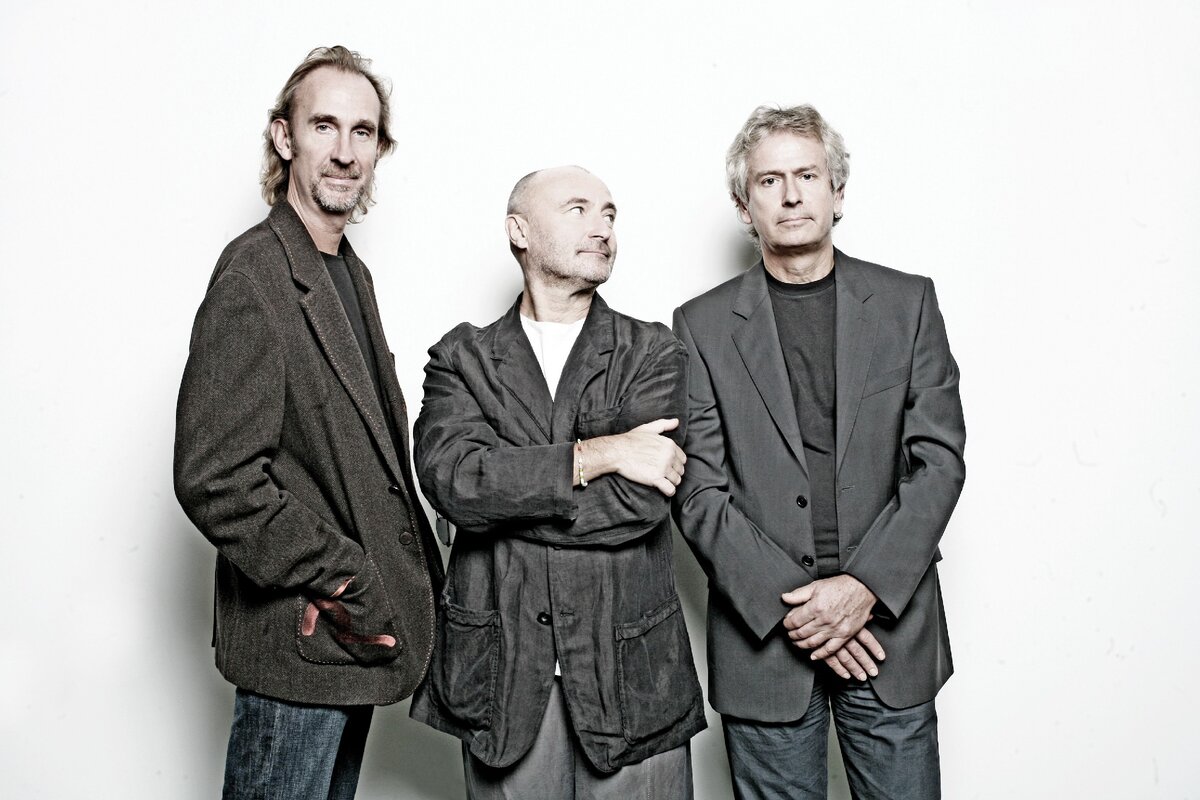 Mike Rutherford, Phil Collins, Tony Banks.