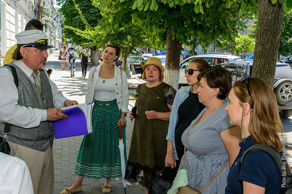 На Петровской улице Таганрога. Фото Олега Хмелевского
