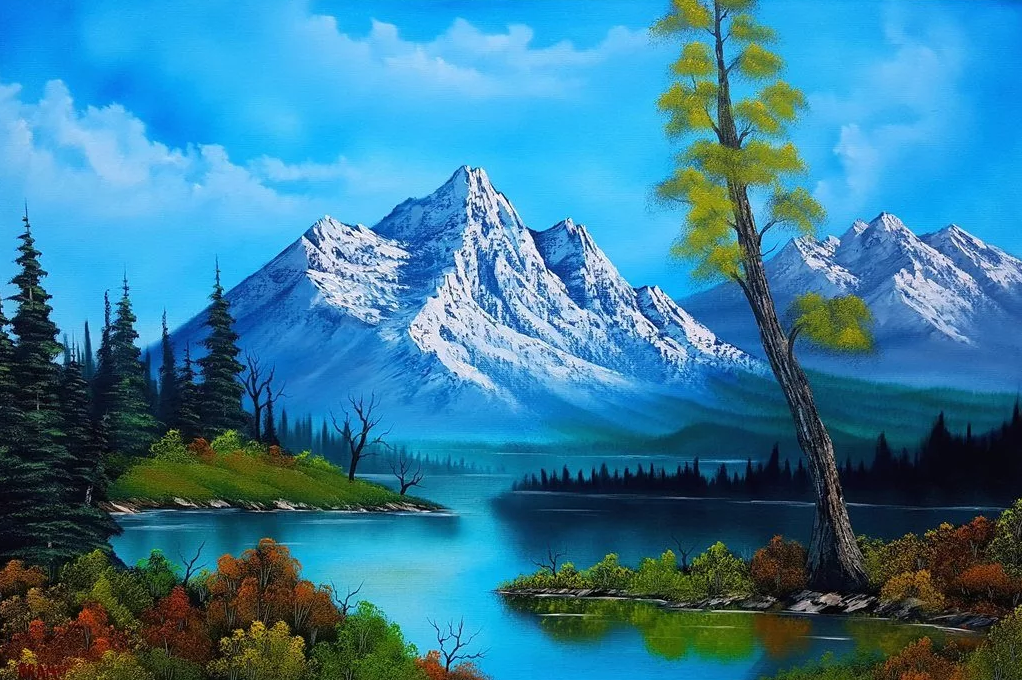 Вот такие вот картины, этот гений, рисует на своих стримах за 20-25 минут!!