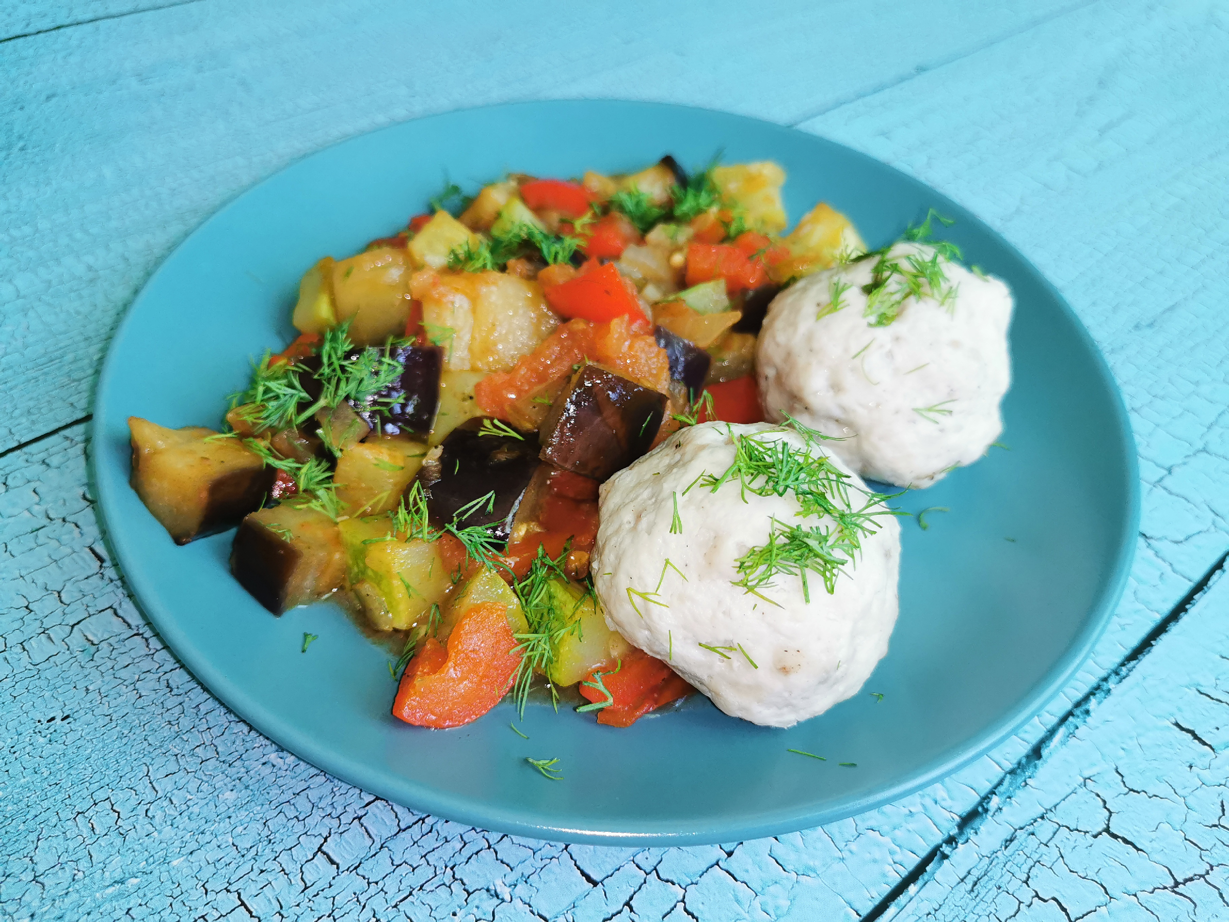 Овощное рагу с фрикадельками – кулинарный рецепт