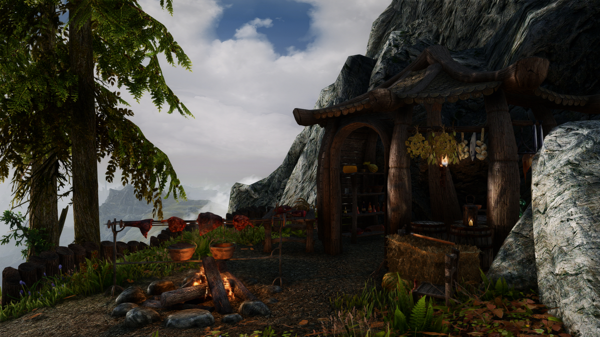 Вид из крепости чудесен, плюс здесь много новых ассетов. Даже ванная есть!