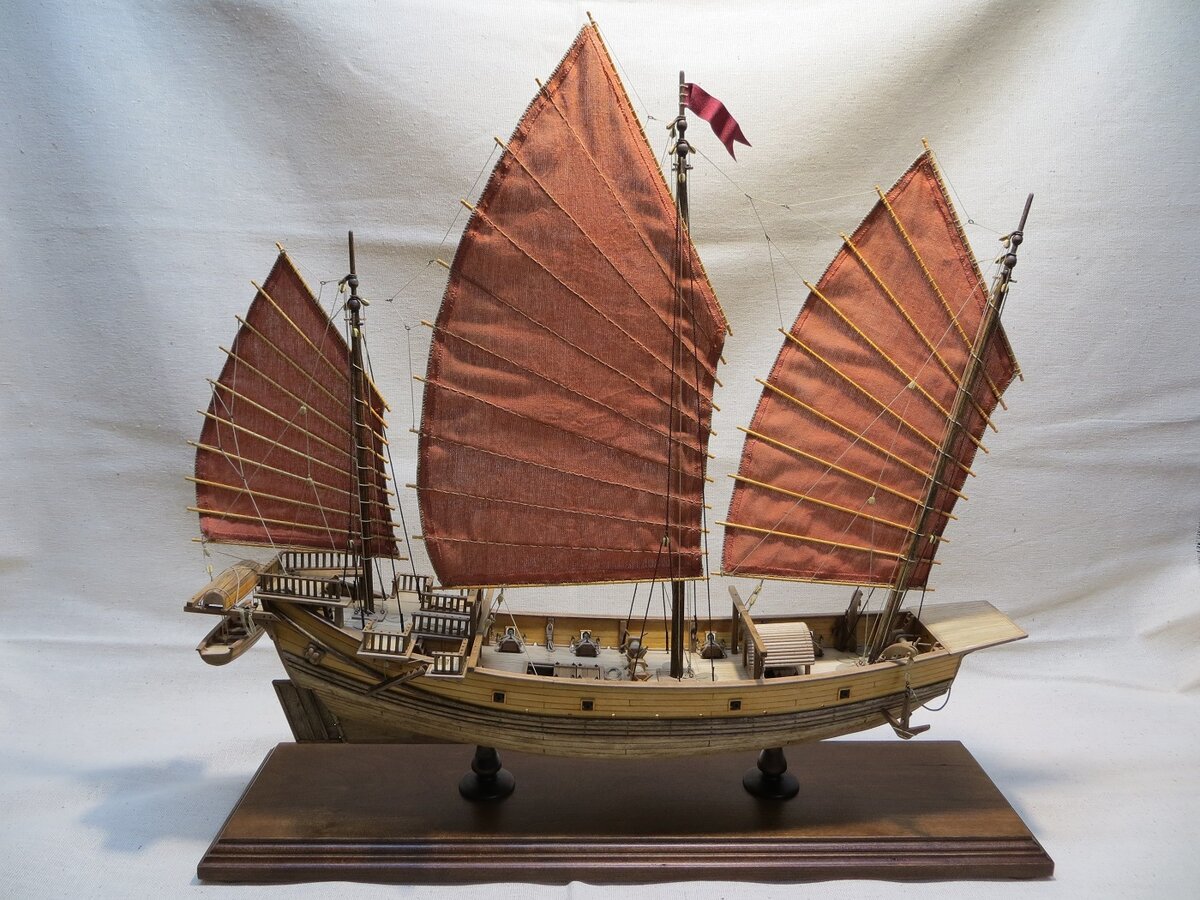 Модель деревянная сборная Водный транспорт, Корабль 