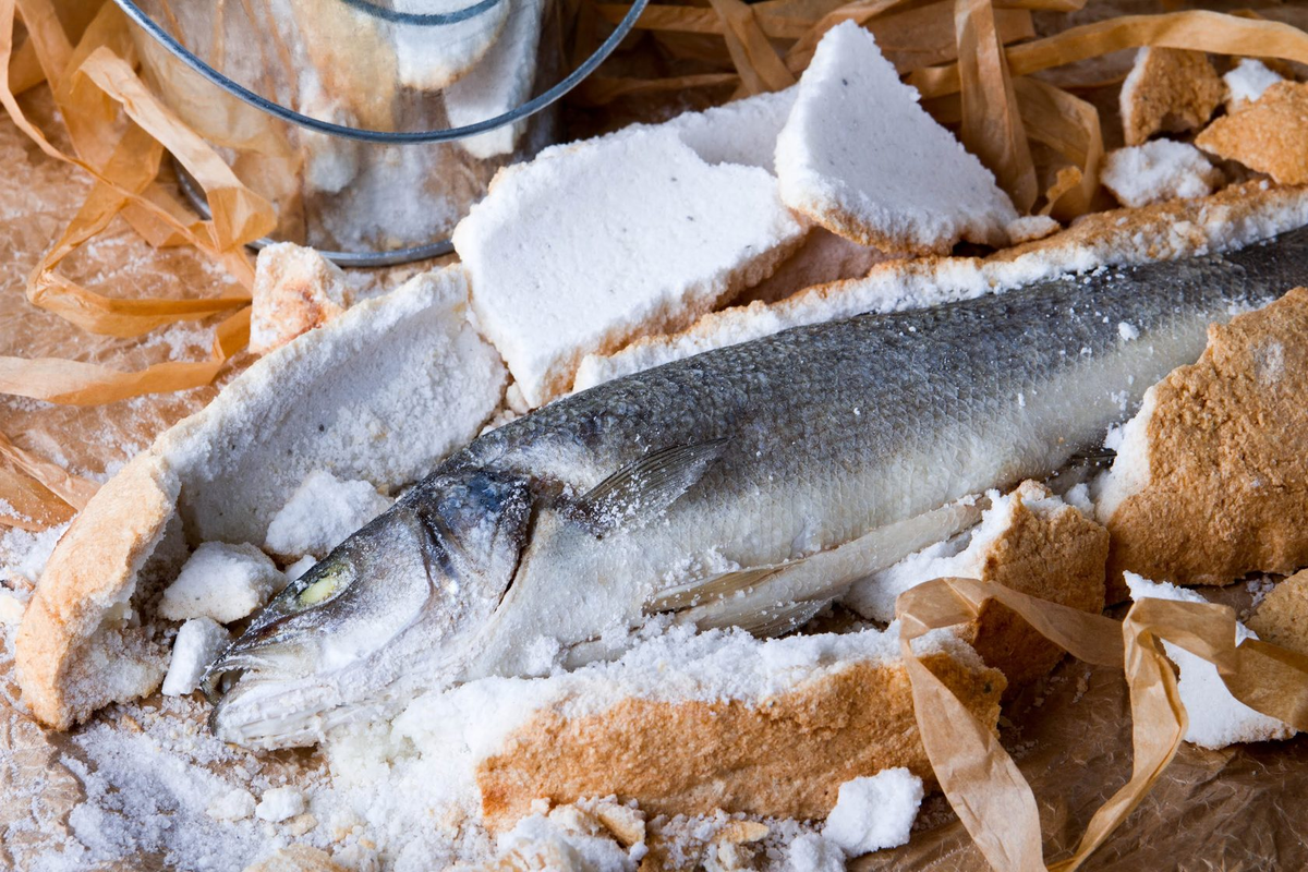 Рыба в соли в духовке рецепт с фото