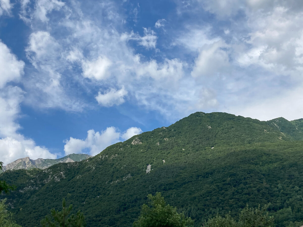 Итальянское небо. Фото автора