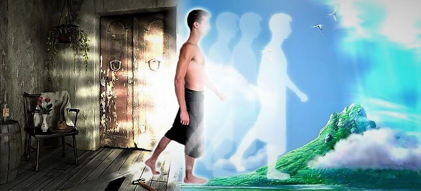         Медицинская практика позволяет предположить, что сознательное Я в состоянии отделиться от физического тела и видеть его со стороны. 