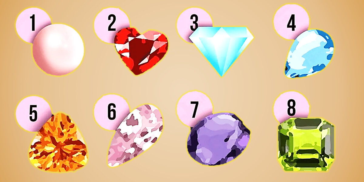 Быстрый тест «Ваша драгоценная личность». Выберите свой любимый драгоценный камень и раскройте свой внутренний мир