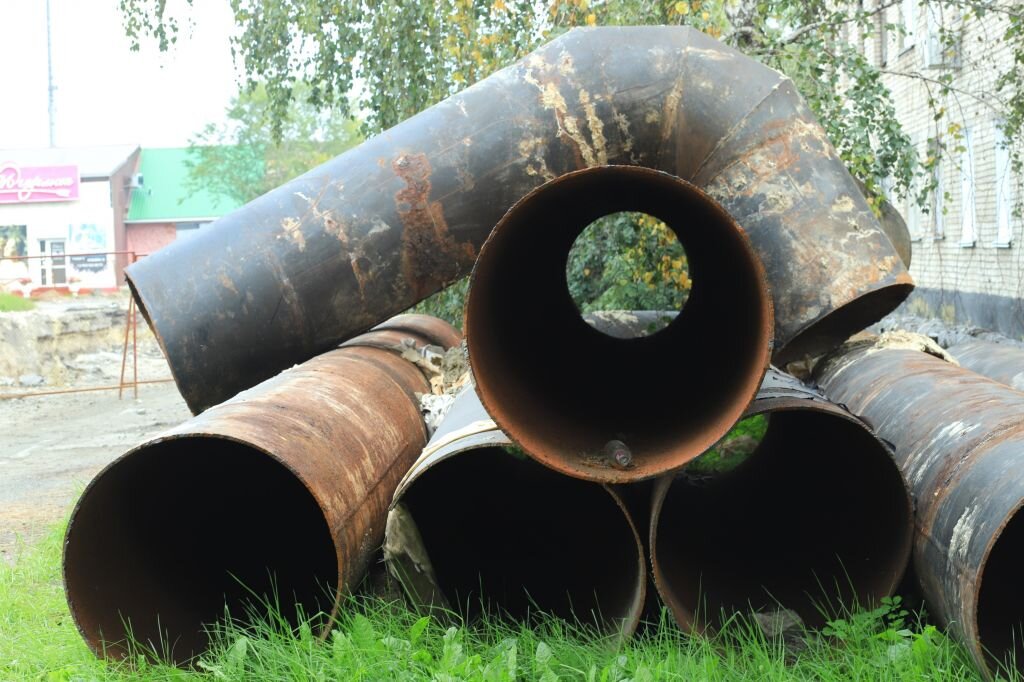     Ремонтные работы на теплосетях. .Сергей Кулыгин, "БР"