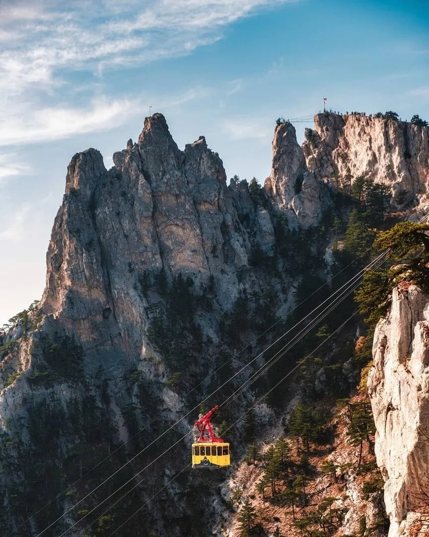 Канатная дорога на Ай-Петри. Фото из открытых источников Яндекс.Картинки