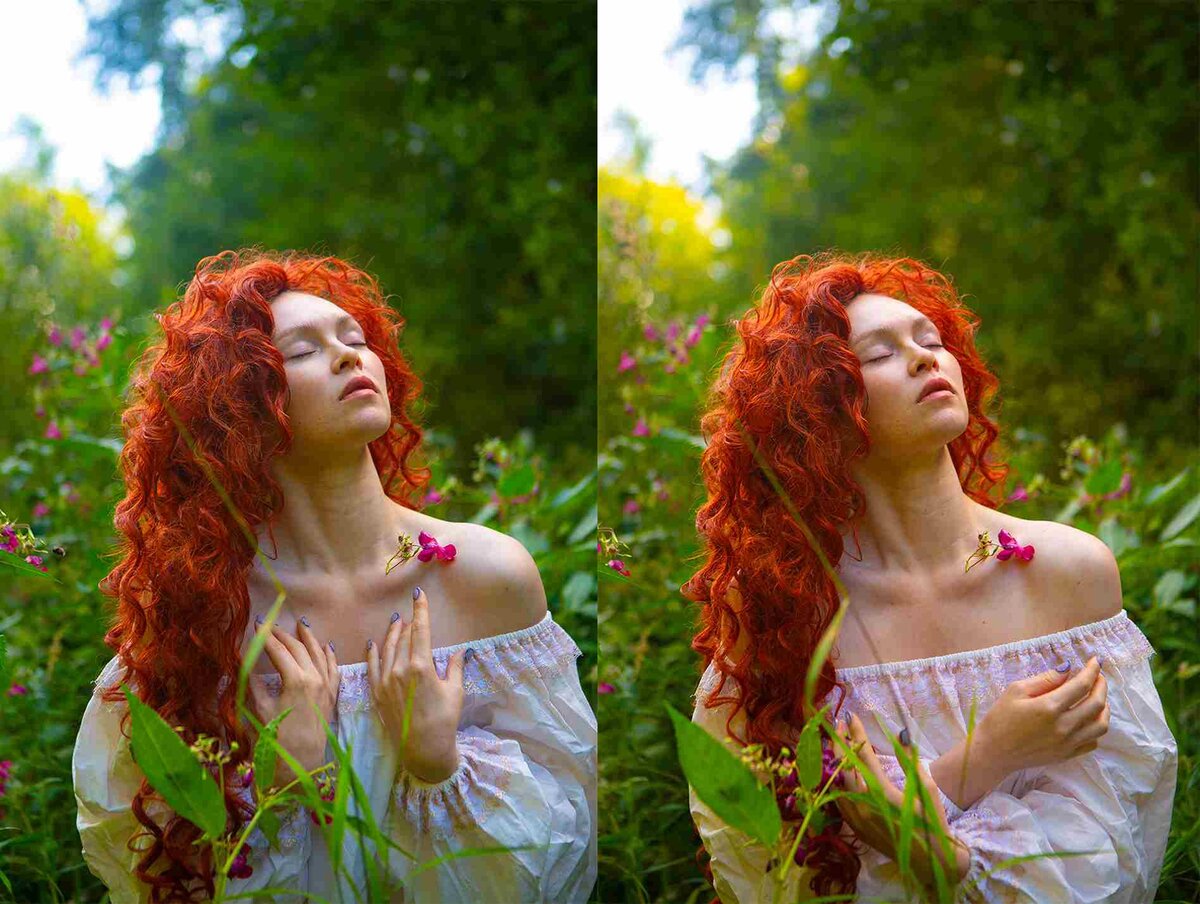    Разница между кадрами — пара секунд. Левое фото заметно холоднее правого / Иллюстрация: Елизавета Чечевица