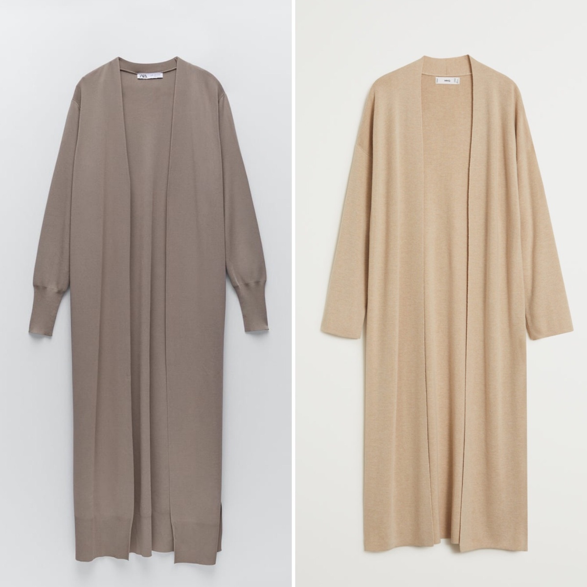 Слева: ZARA, 3299 руб. / Справа: Mango, 4299 руб.