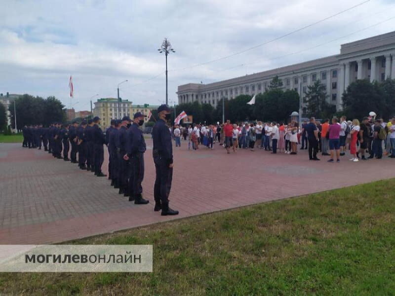 Акция солидарности в Могилеве. Источник: Могилевонлайн