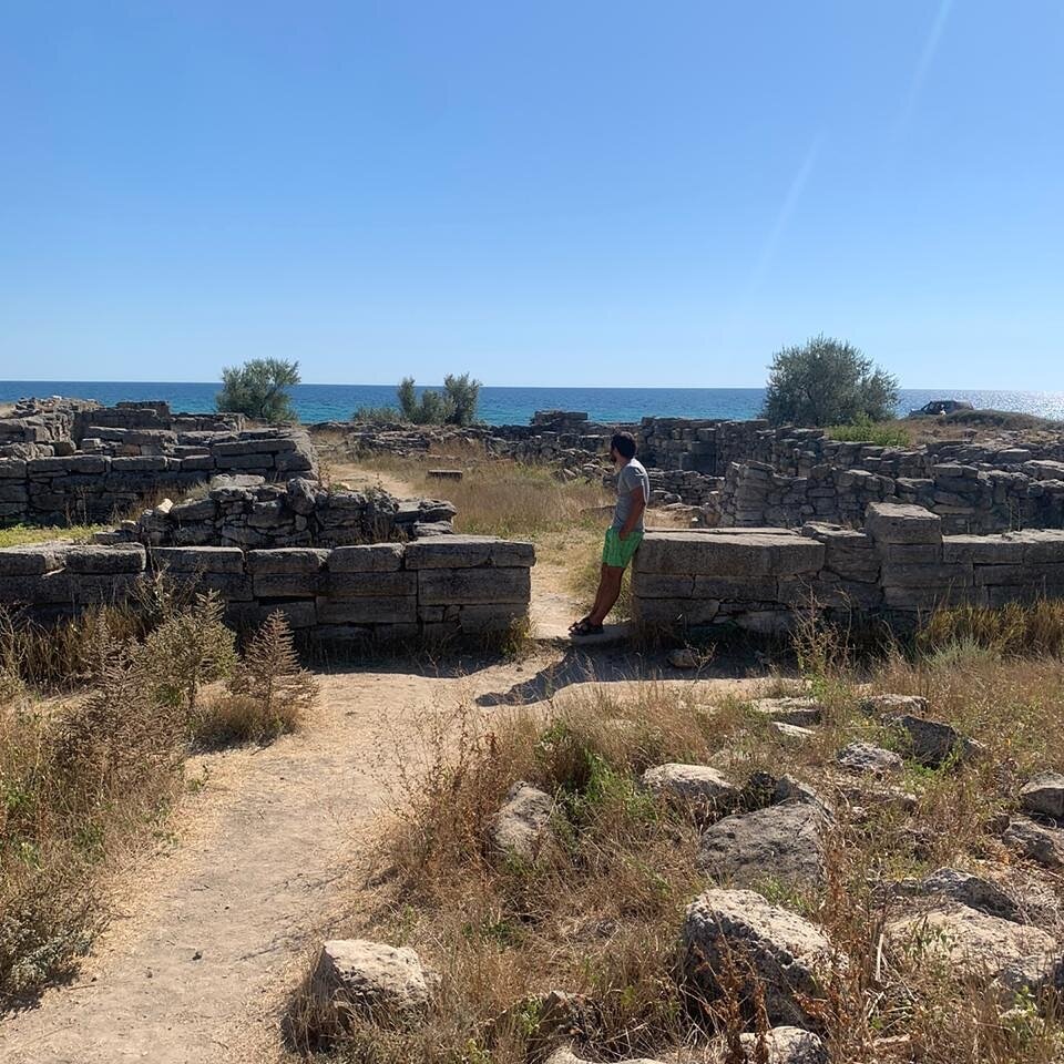 Развалины городища Беляус