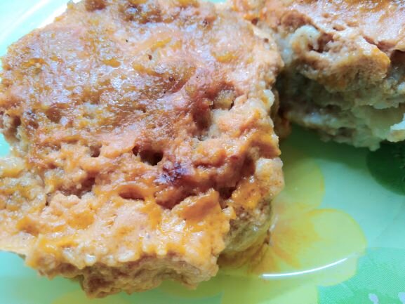 Вид готовых ленивых голубцов