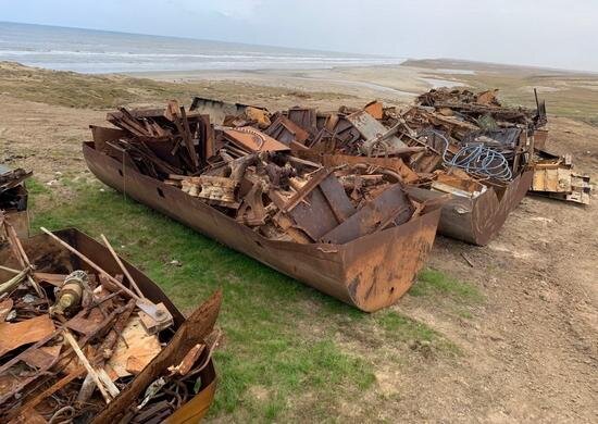 Собранный мусор Фото: Минобороны РФ