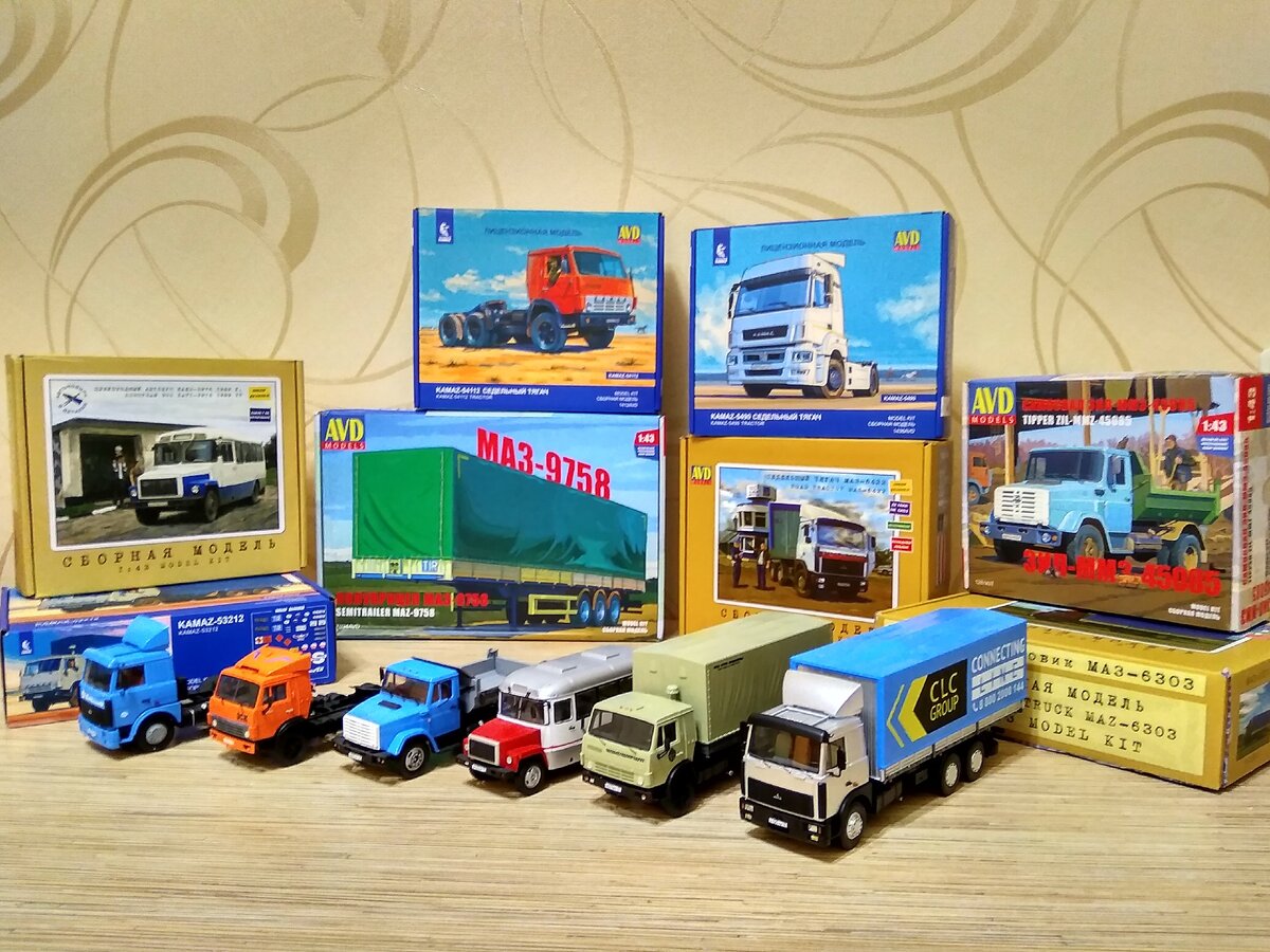 Собранные мной модели «AVD Models»