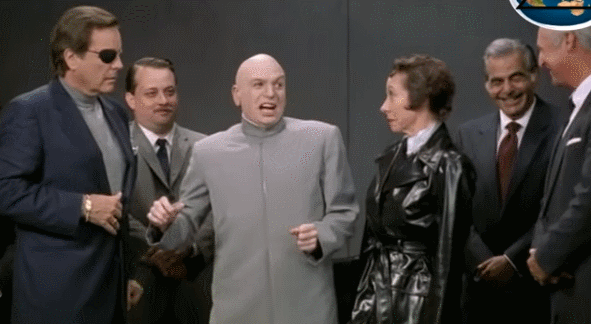 Команда доктора Зло, овладев этим знанием, отреагировала именно так