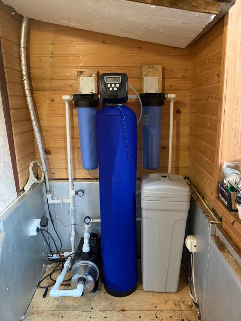 Автоматический фильтр умягчения воды методом ионного обмена