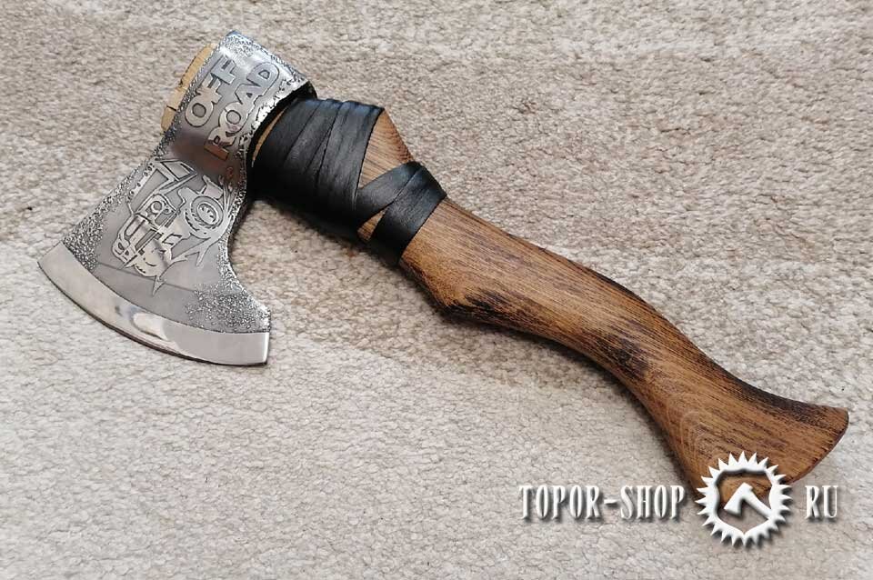 Кованый топор ручной работы  OFF ROAD