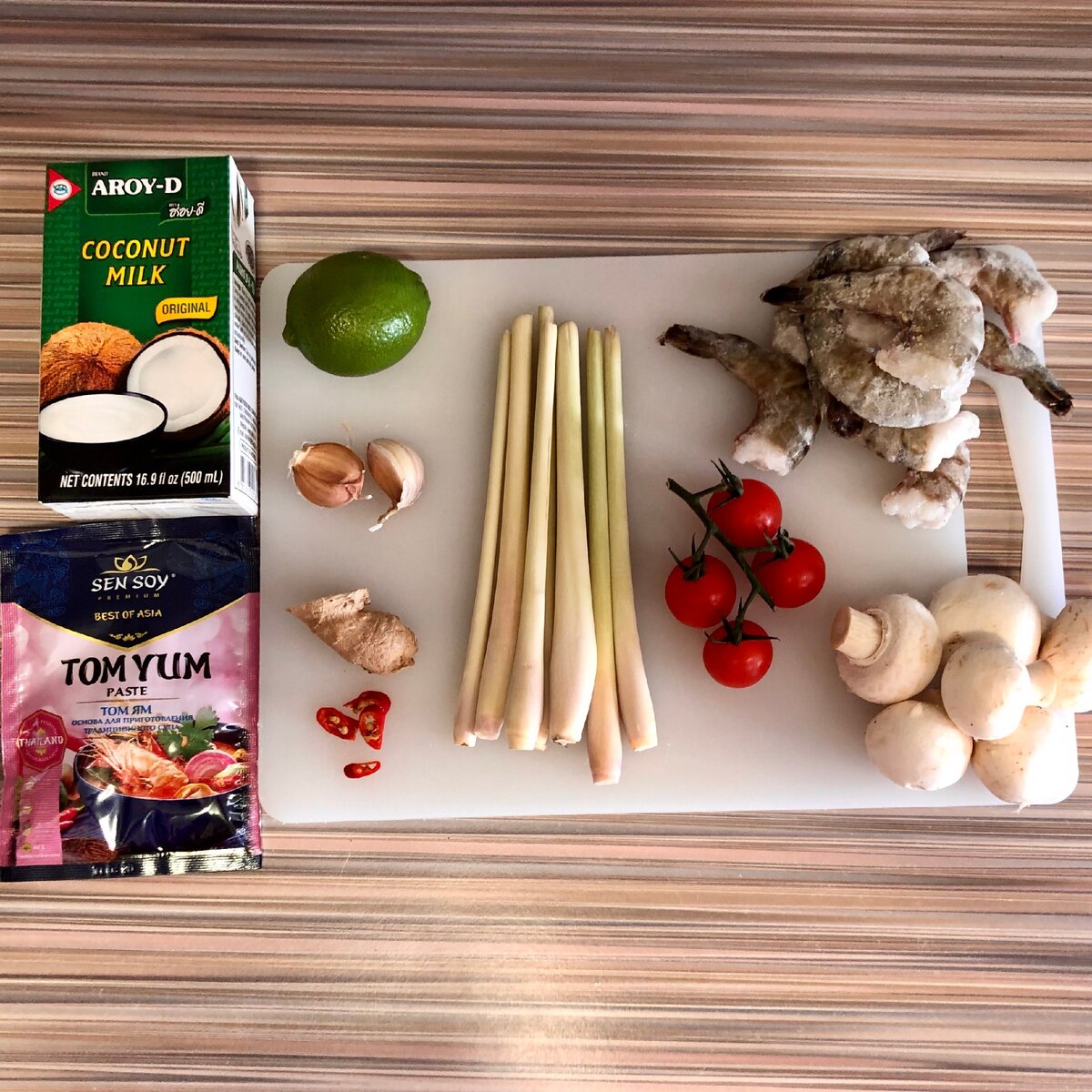 Ингредиенты для Том Ям