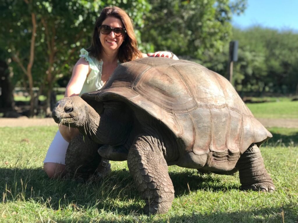 Жанна Елисеева на о. Маврикий
