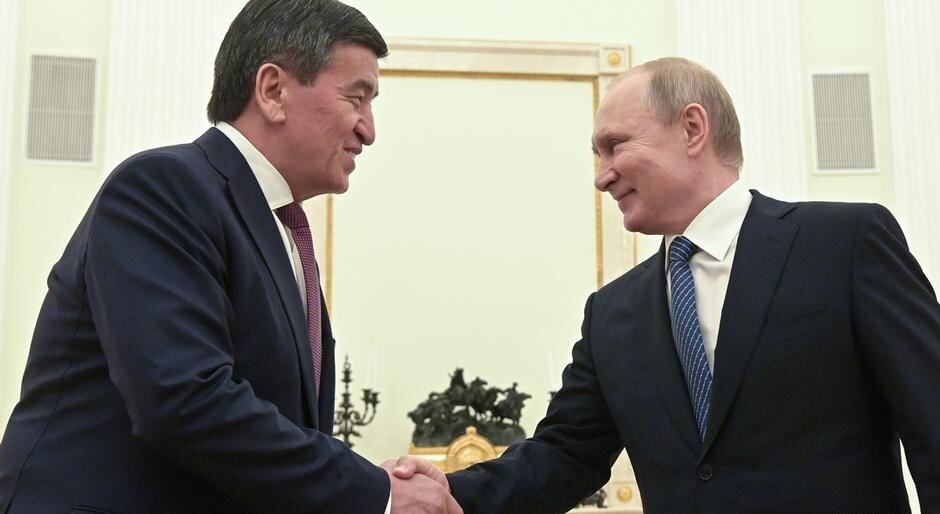 Ченбеков на встрече с Владимиром Путиным