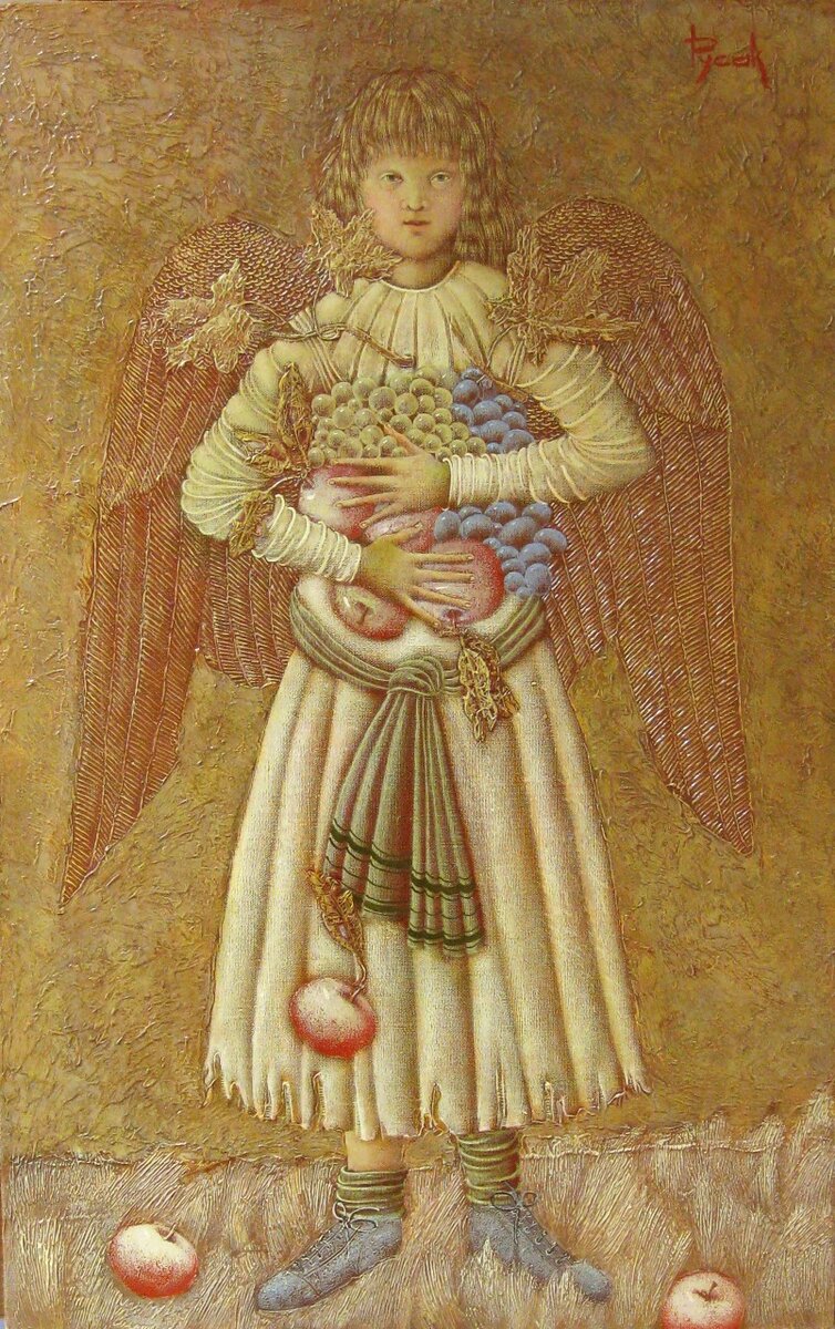 Гений осени, 2019, смешанная техника, 80 х 50.  Арт Холдинг Татьяны Никитиной.