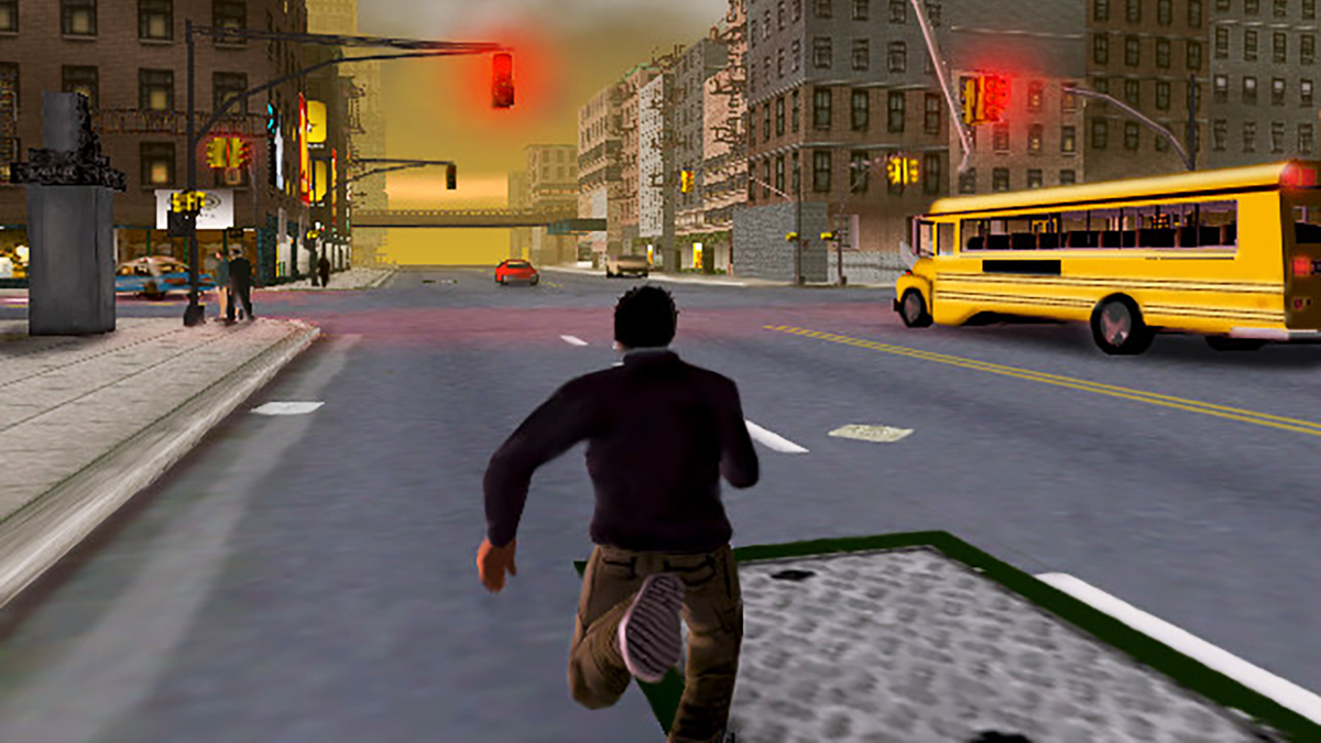 Ранний скриншот GTA 3.