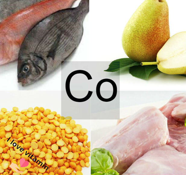 бобовые (фасоль, зеленый горошек), рыба (сардины, морской окунь, щука, скумбрия, камбала, треска), морепродукты (кальмары, устрицы), овощи (зеленые листовые, картофель, свекла), мясо (баранина, говядина, птица)