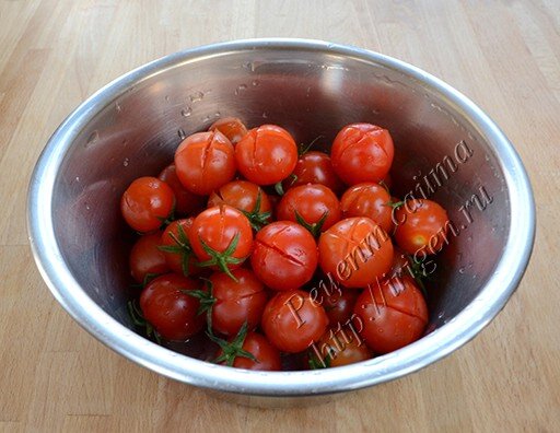 Подготовка помидоров