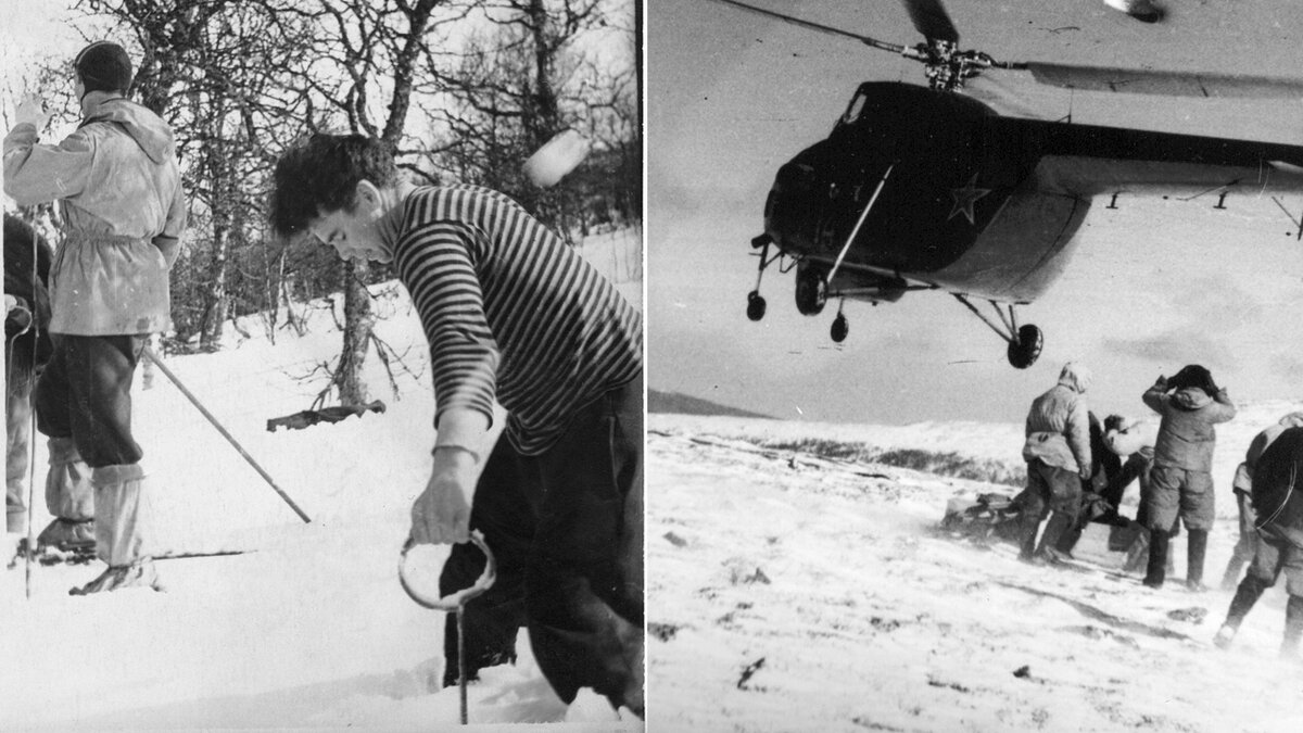 Перевал Дятлова. Поисковые отряды, 1959 год.