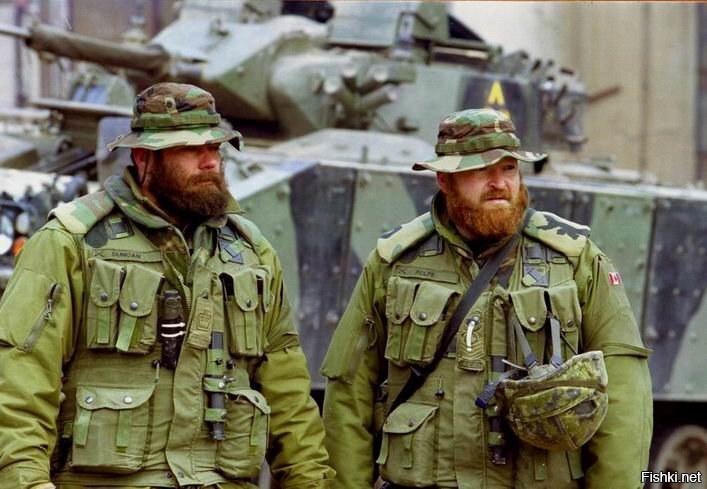 На фото: канадские военнослужащие