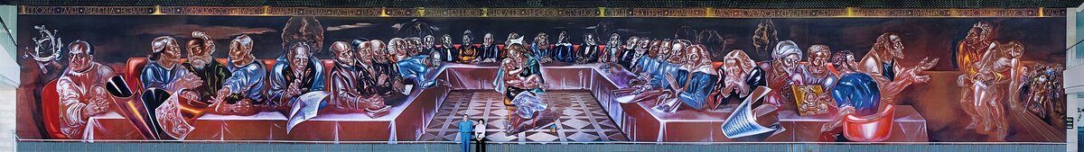 Фото: Parshukov 2019. Фреска "Консилиум", Л. Полищук, С.Щербинина