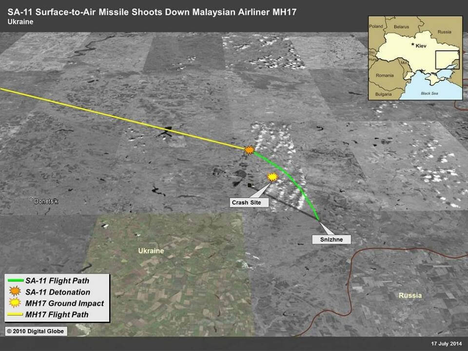 Куда летели ракеты в севастополе. Mh17 бук. Mh17 место крушения карта.