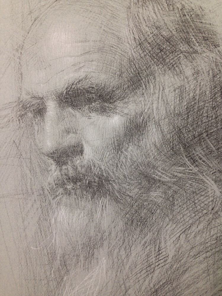 Предположительно автопортрет Леонардо да Винчи 