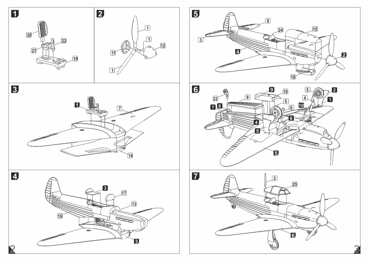 Yakovlev Yak-1b model Kit.