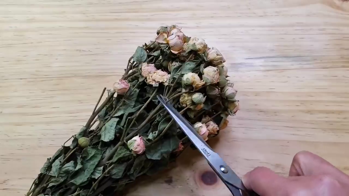 Букет сухого цветка