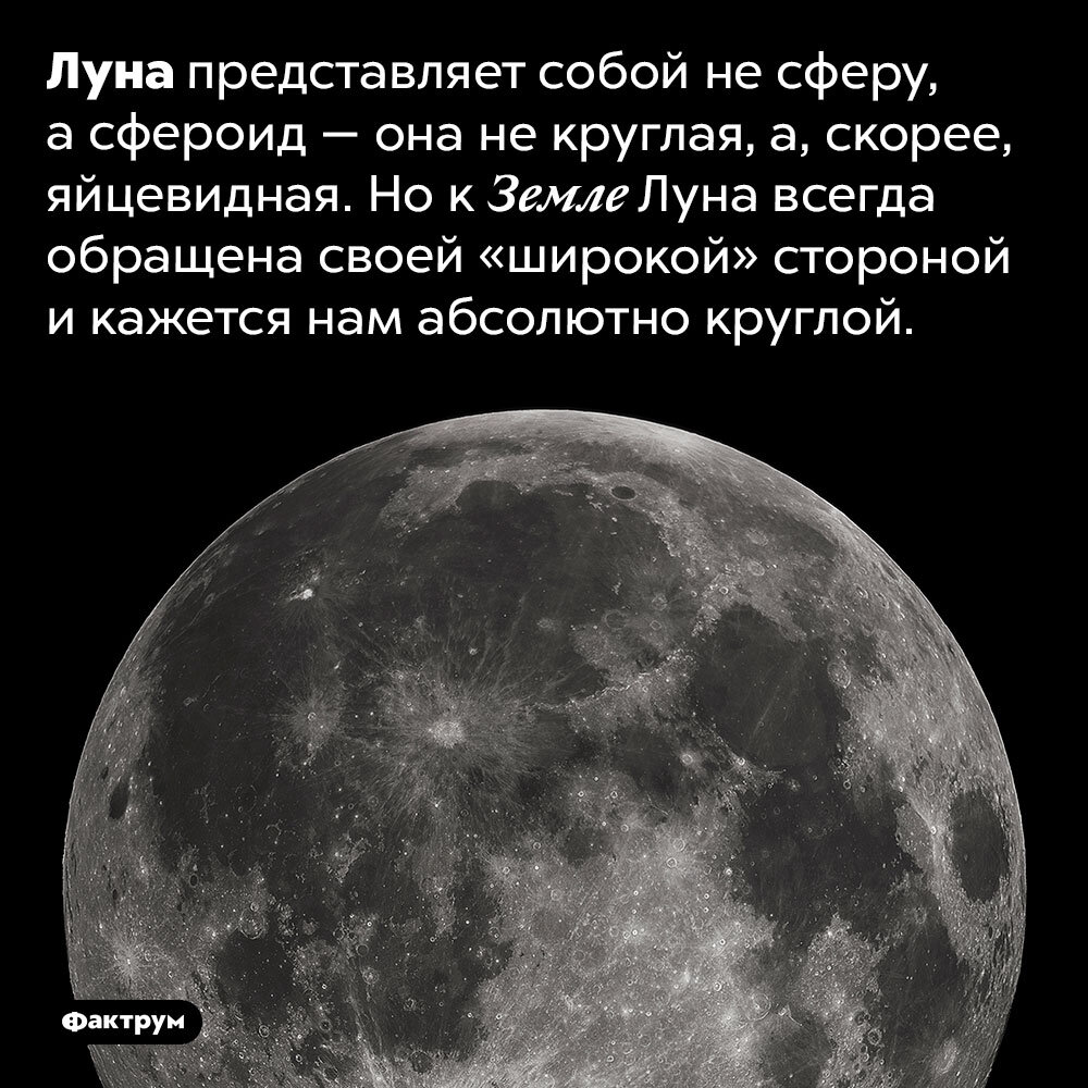 Надпись интересные факты Луна.