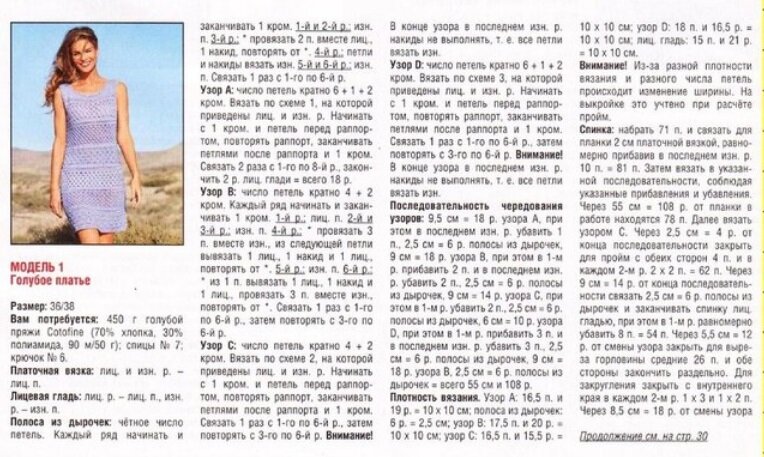 Вязаные летние платья схемы спицами