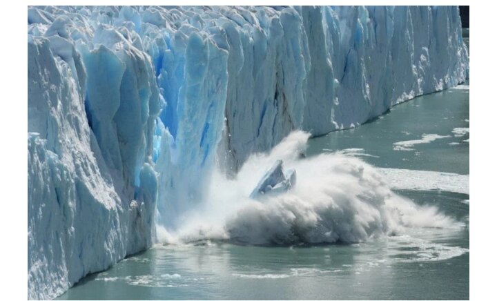 Отлкол ледника. 